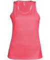 PA442 Women's Sports Vest Fluorescent Pink colour image